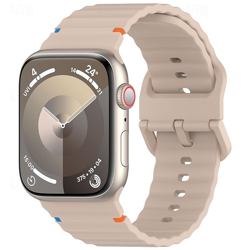 Sportszíj Kompatibilis valamivel Apple Watch óraszíj 38mm 40mm 41mm 42mm 44mm 45mm 49mm Elasztikus Állítható Szilikon Csere óraszíj mert iwatch Ultra 2 Series 9 8 7 SE 6 5 4 3 2 1 2025 - $10.99 –P2