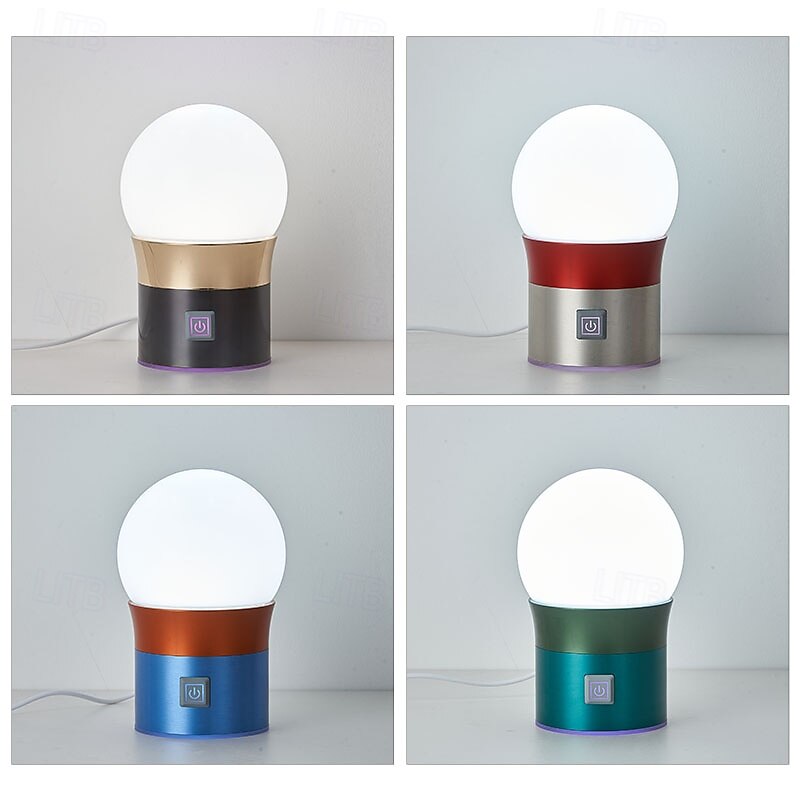 Portable LED Nightlight Touch Table Lamp Modern Design Cozy Ambiance Indoor Energy Efficient Compact Table Lamp Desk Lamp 2025 - $155.99 –P2