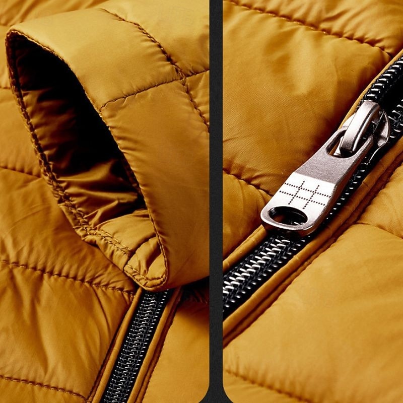 Men's Quilted Jacket Puffer Jacket Puffer Winter Jacket Winter Puffer Coat Spring Winter Outdoor Insulated Packable Lightweight Outerwear Lightweight Puffer Jacket Puffy Coat Full Zip Fishing 2026 - $56.99 –P4