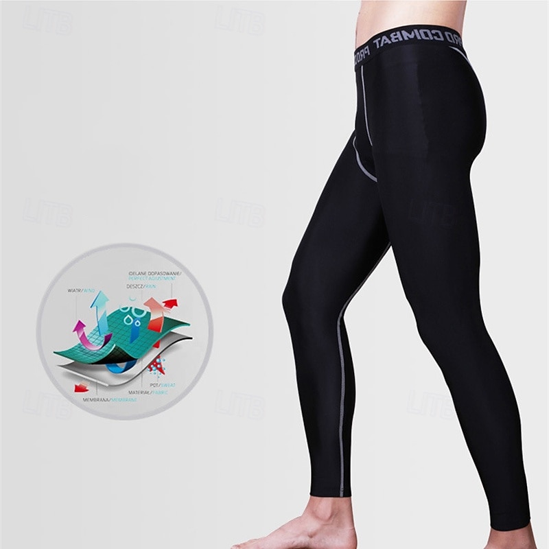Hombre Pantalones para correr Leggings Bolsillo Cintura elástica Leggings Exterior Deporte Deportivo Otoño Secado rápido Ligero Suave Power Flex Maratón Corriendo Rutina de ejercicio A Medida Ropa de 2025 - $10.49 –P8