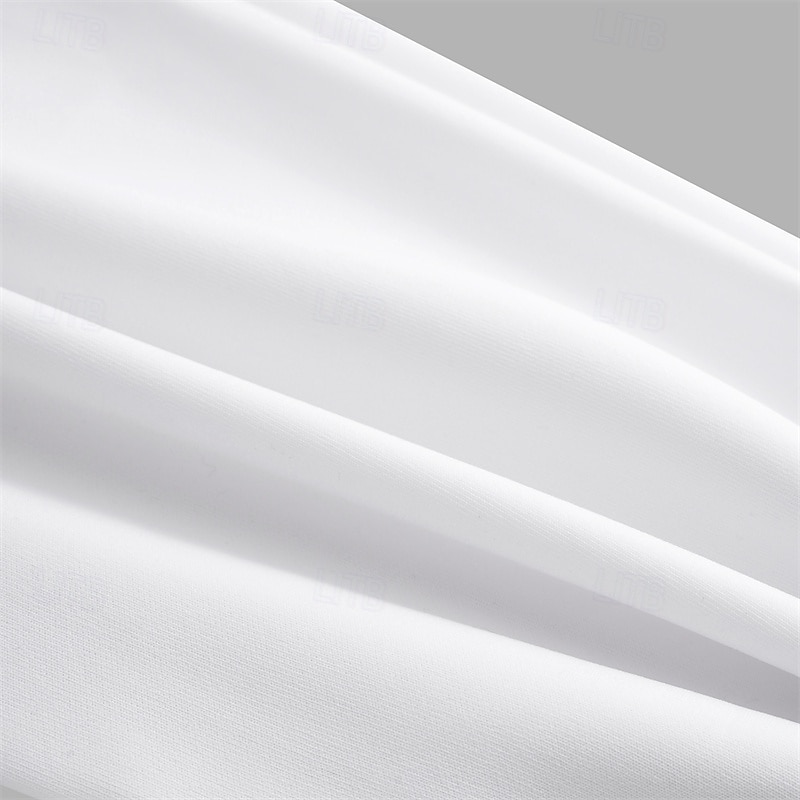 Муж. Штаны Бегун Брюки со складками Кулиска Эластичная талия Полотняное плетение Комфорт Дышащий Повседневные Праздники Спорт Мода Черный Белый 2026 - $20.99 –P7