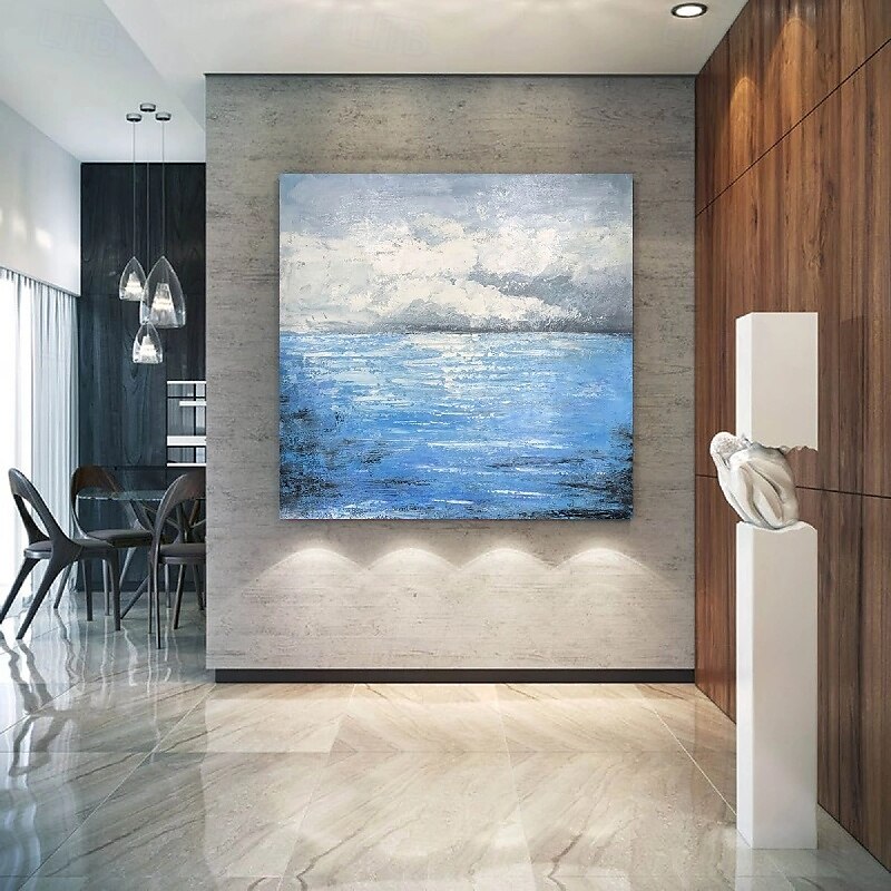 peinture à l'huile de paysage marin faite à la main art mural peint à la main mer abstraite moderne peintures de paysage marin abstrait sur toile océan acrylique art mural océan beaux-arts océan sans de 2025 ? $108.99 –P3