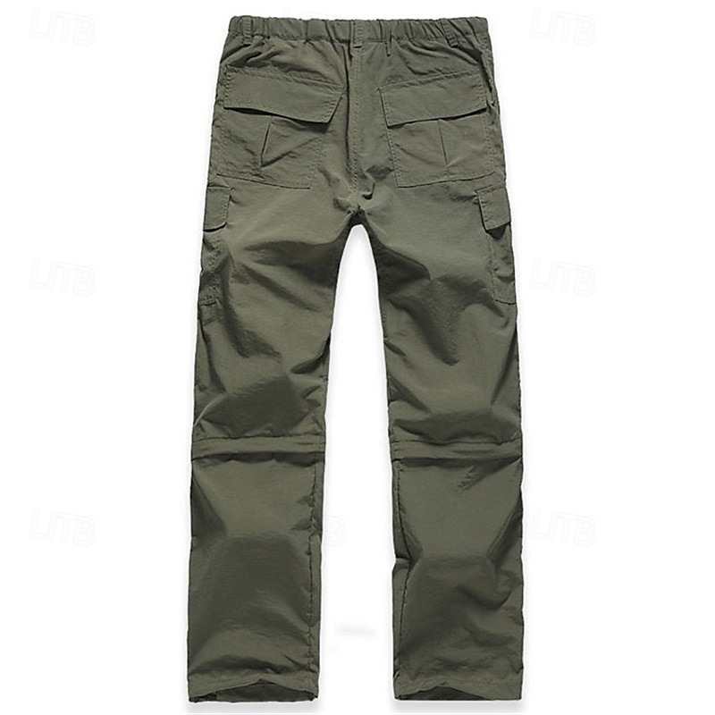 Voor heren Combatbroek Cargohosen Wendbare Hosen Militair Buiten Normale pasvorm waterdicht Ademend Sneldrogend Broeken / Regenbroek / Overbroek Elastische taille Leger Groen donkergrijs Jagen 2025 - $29.99 –P11