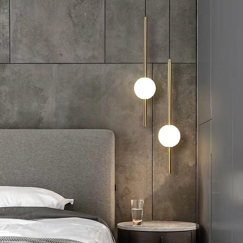 severská závěsná lampa skleněná koule závěsná lampa skleněná koule ložnice postel dlouhá řada závěsná lampa restaurace výzdoba lampa jídelna bar 2026 - $132.99 –P2