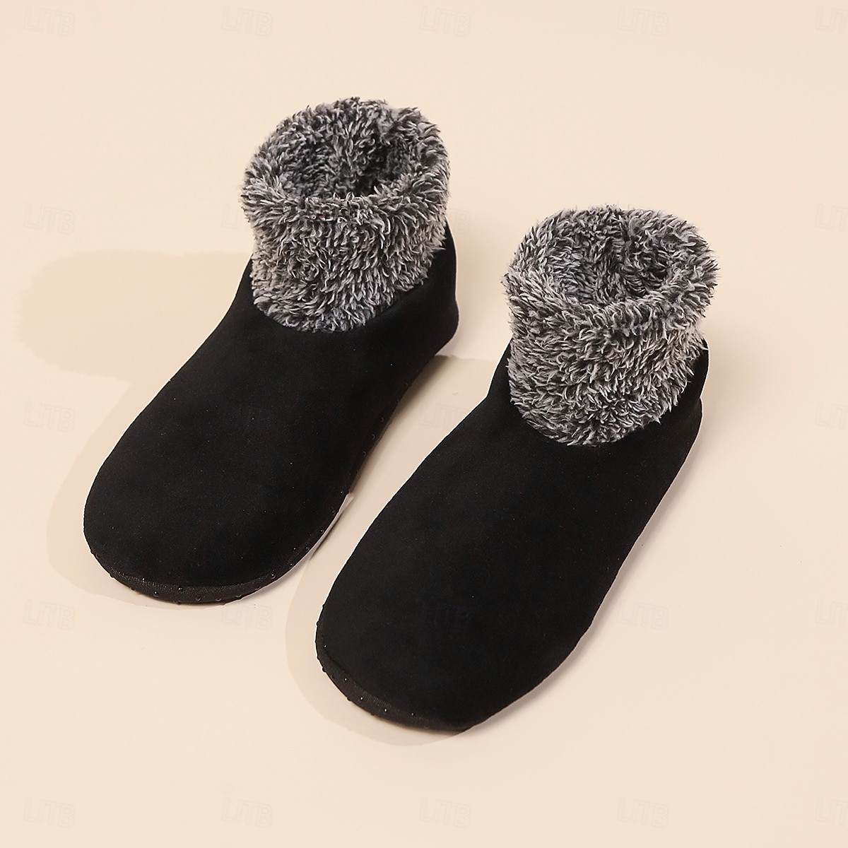 Calcetines térmicos antideslizantes para interiores, calcetines de suelo para mujer, calcetines peludos de invierno para mujer, calcetines gruesos que no se caen para yoga, pilates y baile 2025 - $10.99 –P6