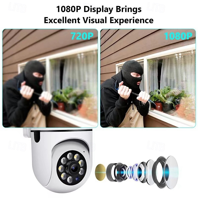 IP Camera 1080P Mini Wireless Motion Detection Remote Access IR-cut Indoor Support 128 GB 2025 - $31.99 –P10