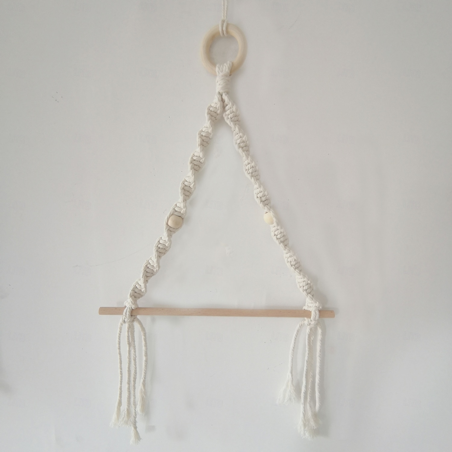 Towel Holder Eco-friendly Multifunctional Wood Cotton Rope Towel Storage Rack for Home 2025 - $116.99 –P11