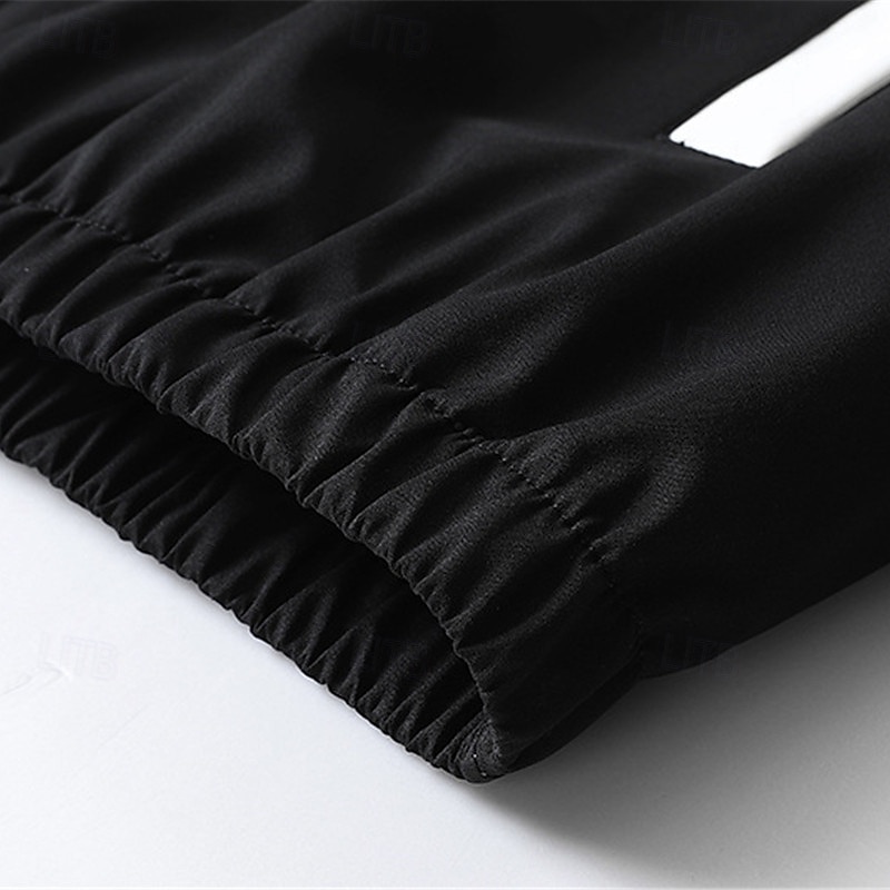 رجالي بدلة رياضية بذلة رياضة رباط جيب ألوان متناوبة تيشيرت هودي وبنطلون مجموعة ملابس رياضية الربيع الخريف أسود أخضر داكن تمرين نادي رياضي الركض ركض ناعم متنفس كم طويل رياضة ألبسة رياضية مرن نسبياً 2026 - $44.99 –P19