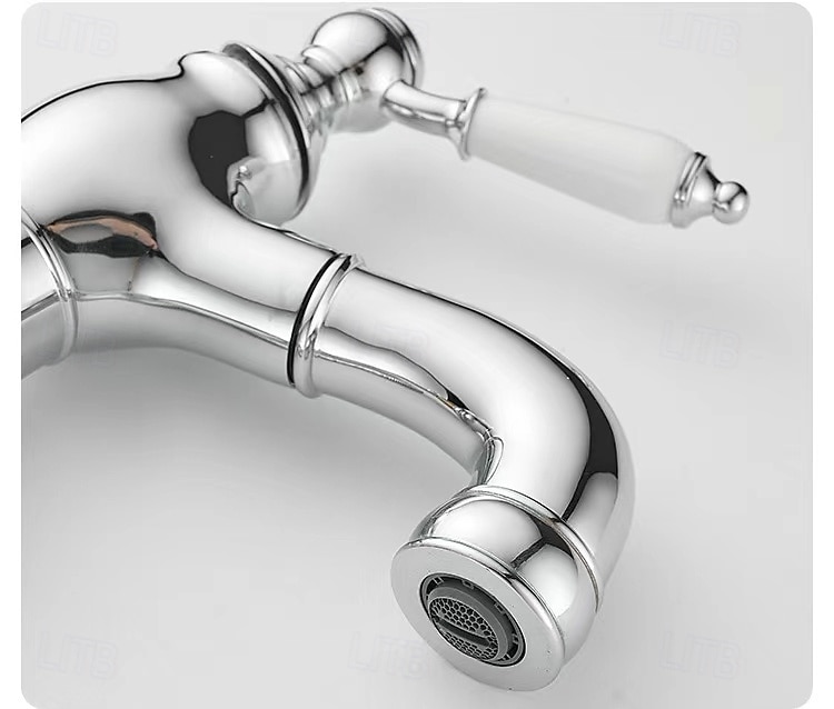 Robinet lavabo - Rétractable Plaqué Set de centre Mitigeur un trouBath Taps de 2025 ? $153.99 –P7