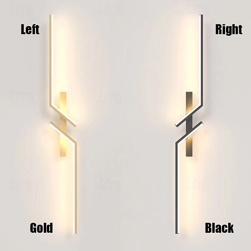 lightinthebox led sisäseinävalaisin vuoraus 60-120cm/23.4-46.8in kaari sisätiloissa moderni yksinkertainen led-seinävalaisin silikoniseinävalaisin sopii makuuhuoneeseen olohuoneeseen kylpyhuone 2026 - $87.99 –P1