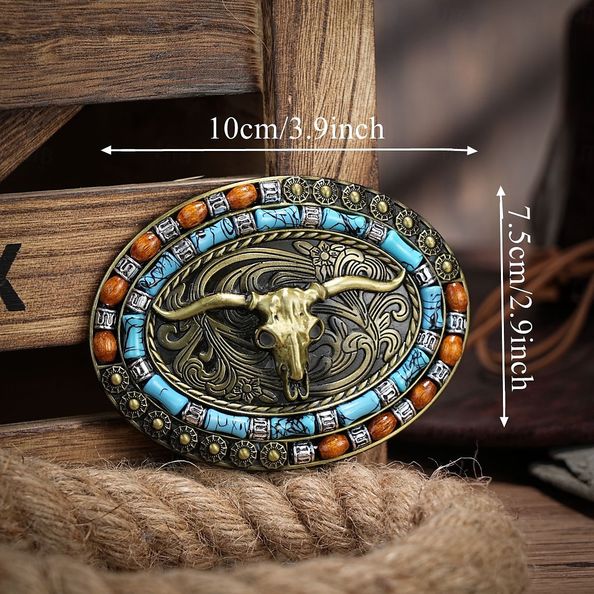Men's Belt Buckle Buckle Alloy Vintage Style Retro Vintage Cow Bronze Daily Religious Celebrations Buckle 2026 - $13.49 –P2