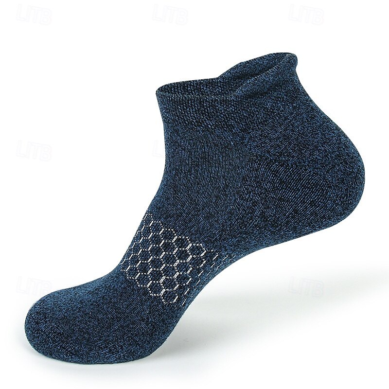 Hombre 5 pares Paquetes múltiples Calcetín Calcetines hasta el Tibio Calcetines Cortos Calcetines informales Amarillo Rojo Color Plano Deporte Diario Vacaciones Básico Medio Primavera Otoño Moda 2025 - $14.49 –P5