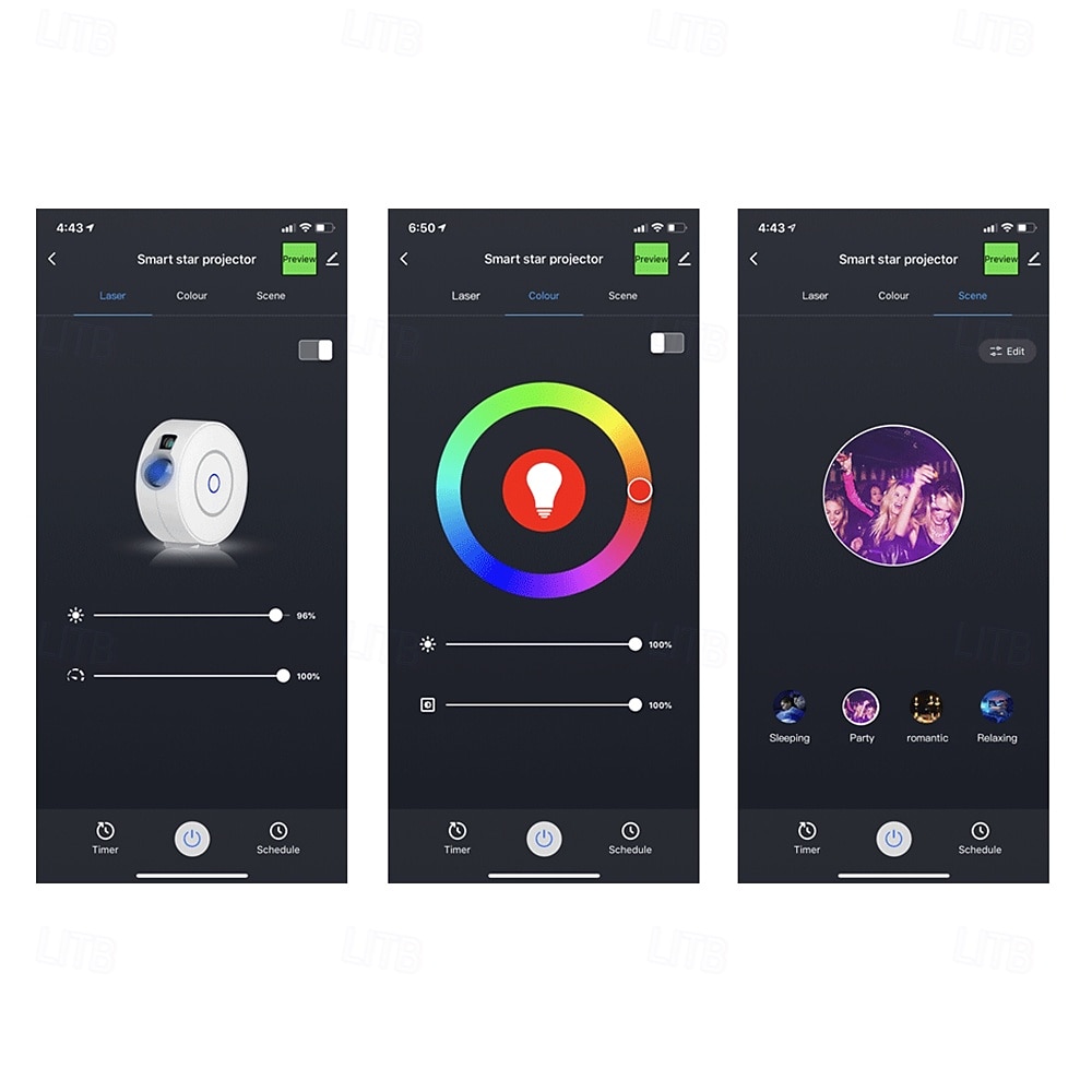 Tuya WiFi Smart Galaxy Star Projector, APP Control Nebula Projector for Holiday Parties and Birthday Gifts for Halloween 2025 - $73.99 –P9