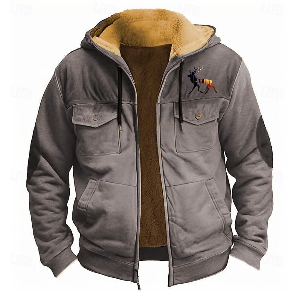 Per uomo Ogni Vello Felpa con cappuccio Felpe Felpa con cappuccio Manica lunga Felpa con cappuccio Con cappuccio Di tendenza Stampa 3D Per eventi Da caccia Abbigliamento di strada Nero Rosso Cerniera del 2025 a $40.99 –P2