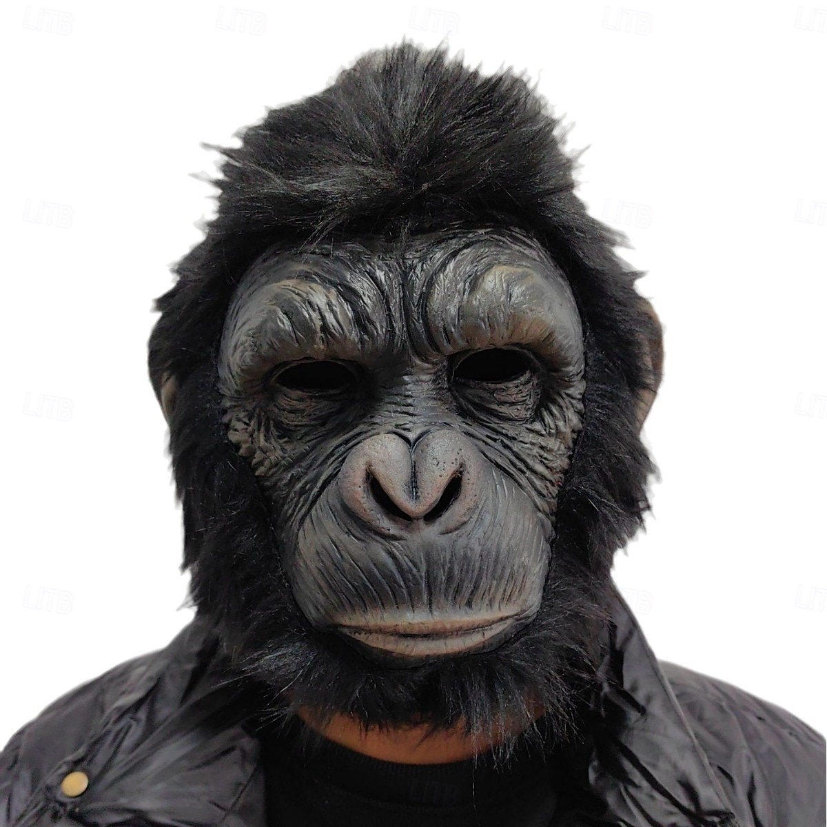 Schrecklicher Joker 2 Clown King Kong Maske Voller Kopf Realistische Maske Erwachsene Herren Damen Gruseliges Kostüm Party Halloween Karneval Einfaches Karnevalskostüm 2025 - $33.99 –P7