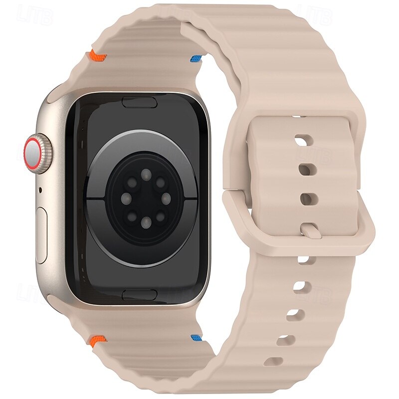 Sportszíj Kompatibilis valamivel Apple Watch óraszíj 38mm 40mm 41mm 42mm 44mm 45mm 49mm Elasztikus Állítható Szilikon Csere óraszíj mert iwatch Ultra 2 Series 9 8 7 SE 6 5 4 3 2 1 2025 - $10.99 –P3