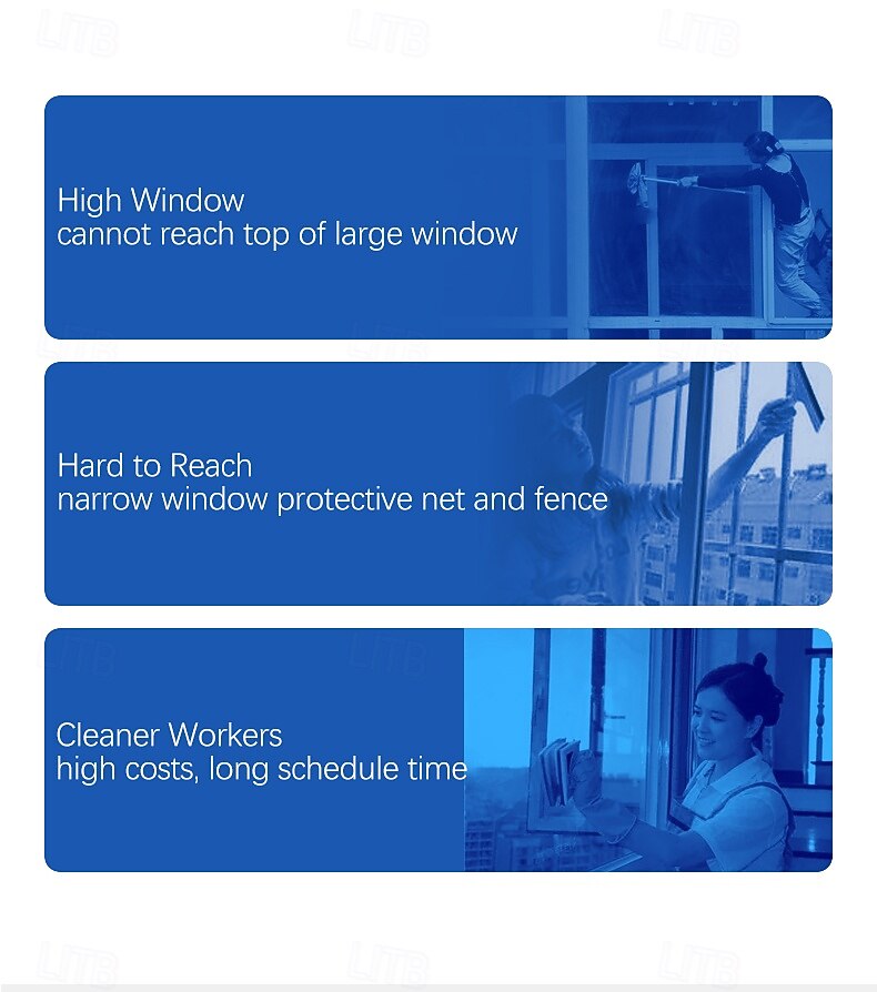 Window Cleaning Machine With Water Tank Automatic Water Spray Planning Type Fully Automatic Window Cleaning Robot 2025 - $103.99 –P10