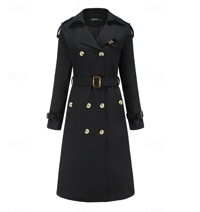 Manteau Femme Plein Air Usage quotidien Vacances Sortie Décontractées Ajustable Normal Manteau Noir Marron Kaki Automne Hiver fermeture Éclair Col rabattu Standard S M L XL 2XL de 2025 ? $51.99 –P4