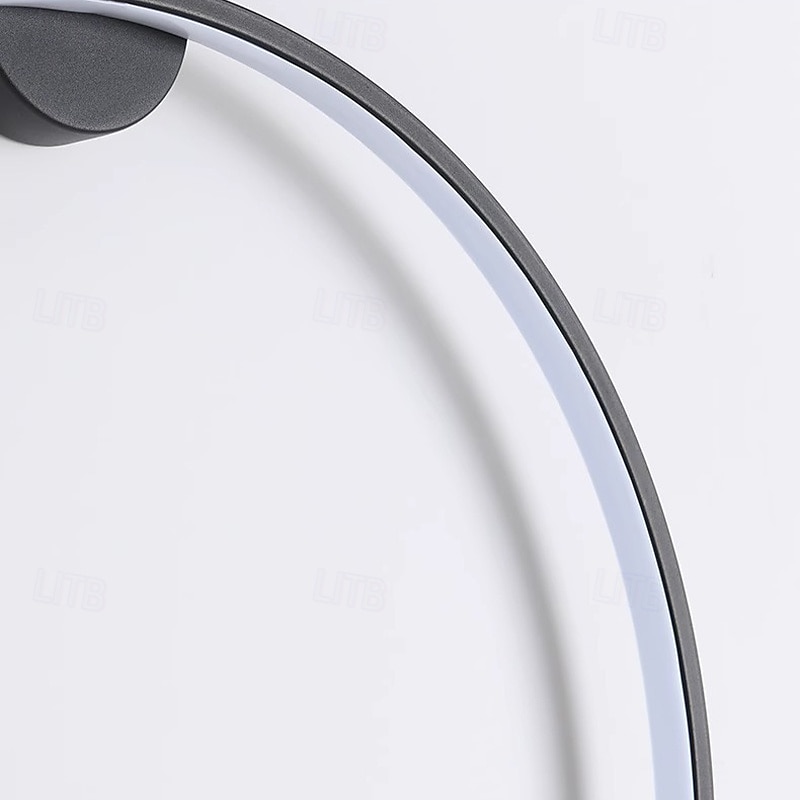luzes de parede led redondas para ambientes internos, arandelas de parede, luminárias de parede modernas, luminárias de parede circulares de meados do século, decoração de parede, ouro e preto 85-265v de 2025 por $82.99 –P8
