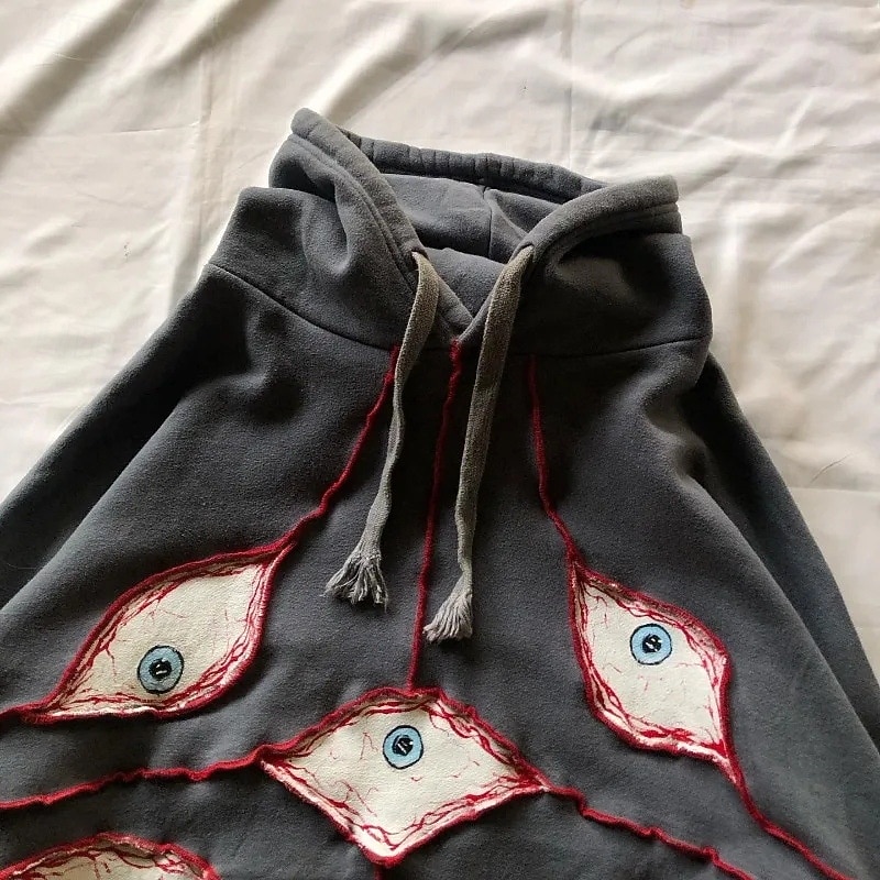 Hombre Unisexo Sudadera Gris Oscuro Con Capucha Ojo Retazos Correa Deporte Diario Festivos Ropa de calle Básico Casual Primavera & Otoño Ropa Sudaderas con capucha Sudaderas 2026 - $45.99 –P3