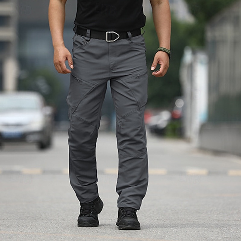 Bărbați Pantaloni Cargo Pantaloni tactici Pantaloni Παντελόνι πεζοπορίας Nasturi Multi Buzunare Simplu Purtabil În aer liber Zilnic Camping și drumeții Modă Clasic Sötét khaki Negru 2025 - $25.99 –P6