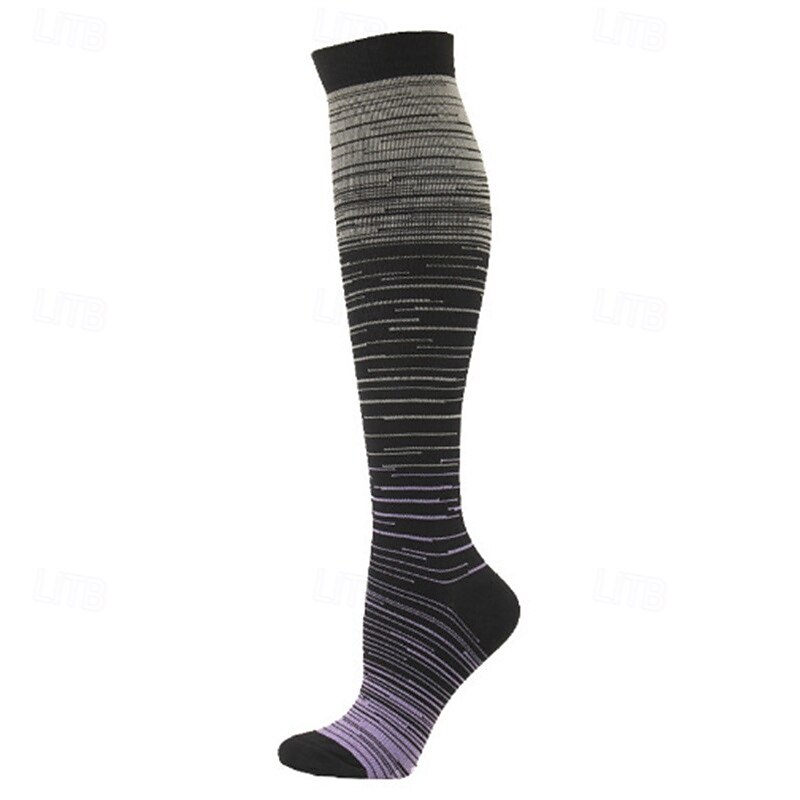 5 coppie Per uomo Calze a compressione Calzini da scalata Esterno Traspirante Morbido Elastico Comodo Calzini / Calze Calzini a compresione Collage Chinlon Grigio scuro Giallo Blu per Caccia Ciclismo del 2025 a $12.99 –P5