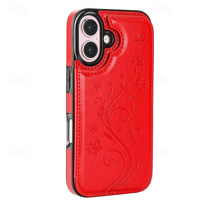 2025年 電話 ケース 用途 iPhone 16 Pro Max プラス iPhone 15 プロマックスプラス iPhone 14 13 12 11 Pro Max Plus Mini SE バックカバー スタンド付き カード挿入口 耐衝撃 レトロ風 TPU PUレザー コレクション – $18.99 –P10