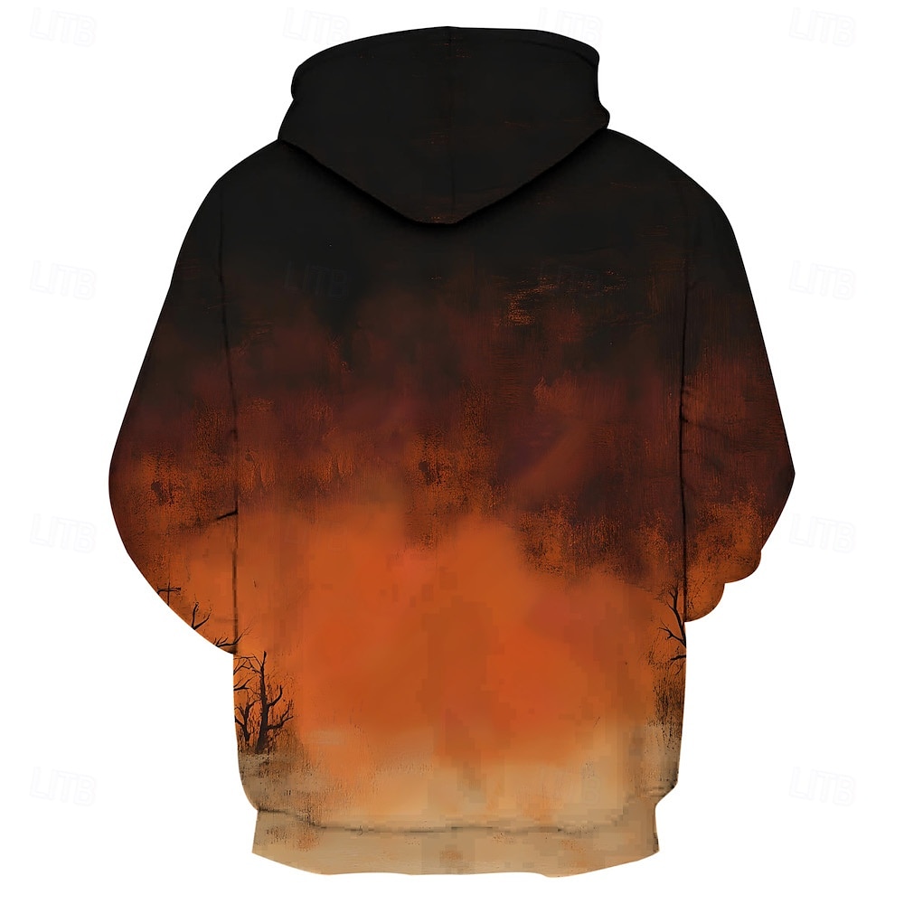 předvečer Všech svatých Dýně Kapuce Pullover předvečer Všech svatých 3D Přední kapsa Grafika Pro Pro páry Pánské Dámské Dospělé předvečer Všech svatých Karneval Plesová maškaráda 3D tisk Párty 2025 - $29.99 –P4