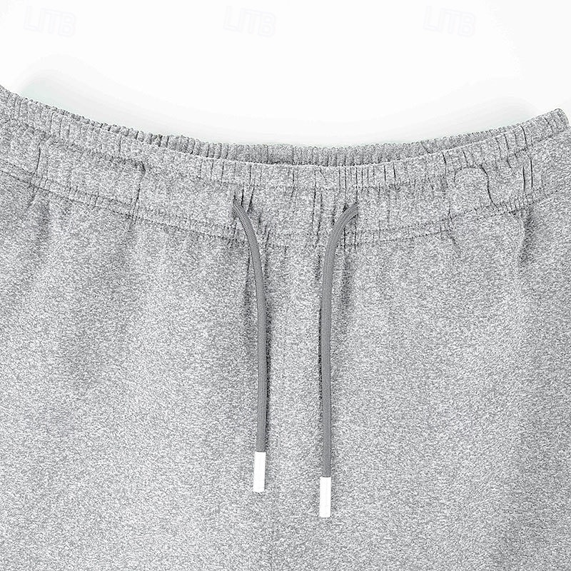 Men's Sweatpants Joggers Trousers Straight Leg Sweatpants Pocket Drawstring Elastic Waist Plain Comfort Breathable Outdoor Daily Going out Fashion Casual Black Navy Blue 2026 - $18.99 –P2