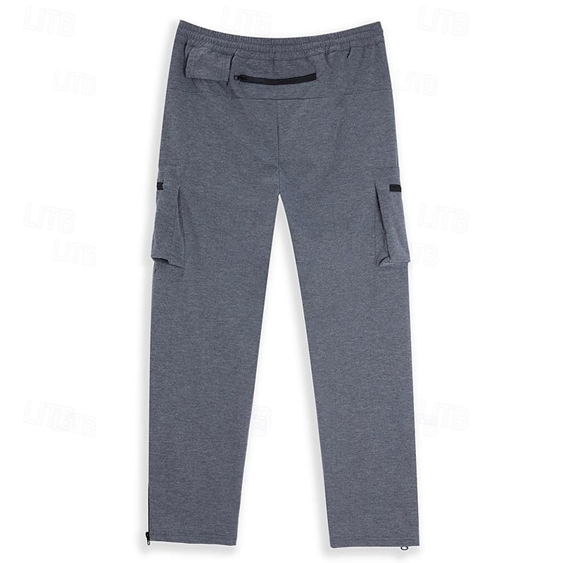 Homme Joggings Pantalon Jogging Pantalon Jogger Cordon Boucle de serviette Poche zippée Couleur Pleine Respirable Séchage rapide Athlétique Fin de semaine Vêtement de rue Casual Sport Athleisure Mince de 2025 ? $11.59 –P2