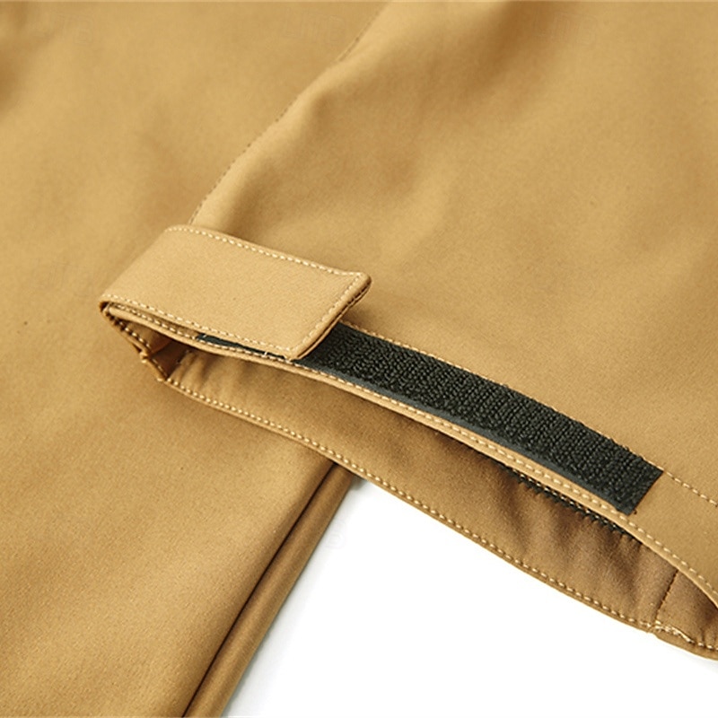 Herren Cargohosen Wanderhose Wanderhosen Taktische Hosen Militär Patchwork Winter Außen Regular Fit warm Fleece-Futter Wasserdicht Hosen / Regenhose Armeegrün Khaki Jagd Klettern Camping / Wandern 2025 - $45.99 –P16