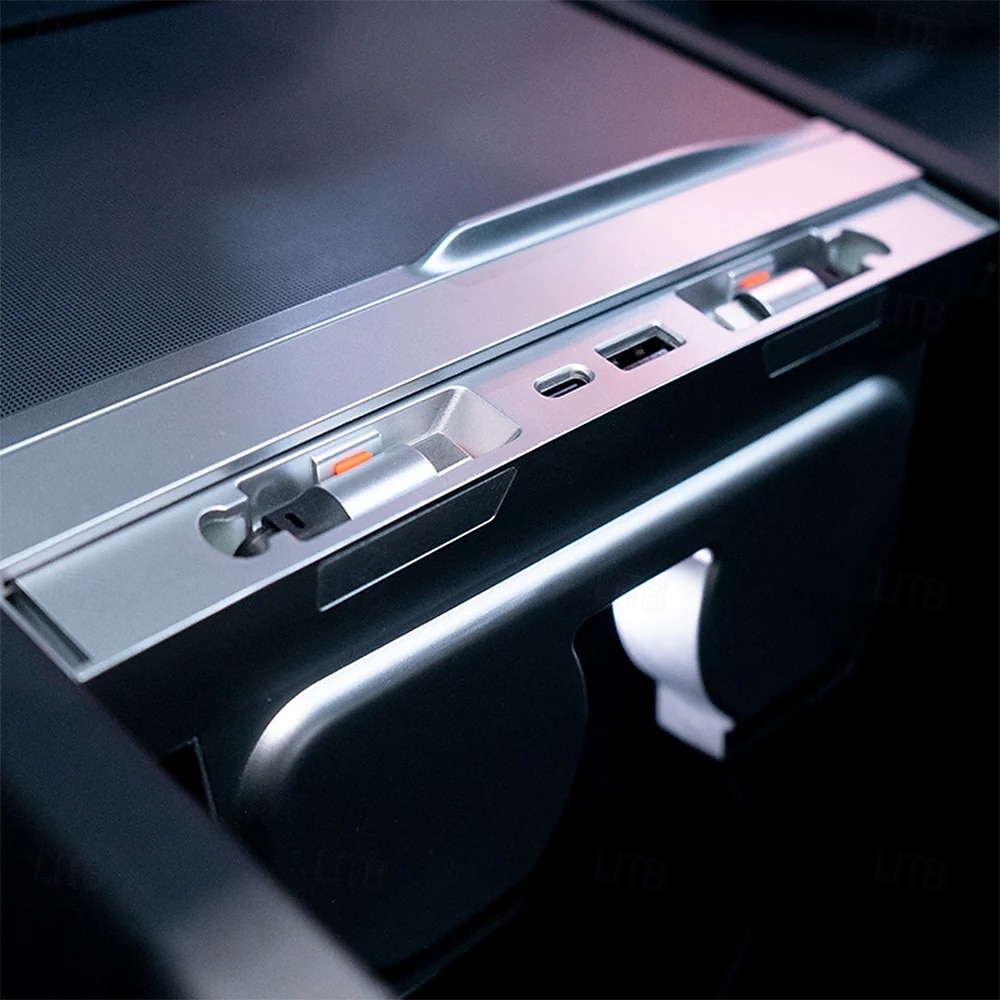 Intelligente Auto-Dockingstation Typ C PD 27 W Schnellladegerät USB-Extender Dockingstation Powered Splitter für Tesla Modell 3 2025 - $47.99 –P10
