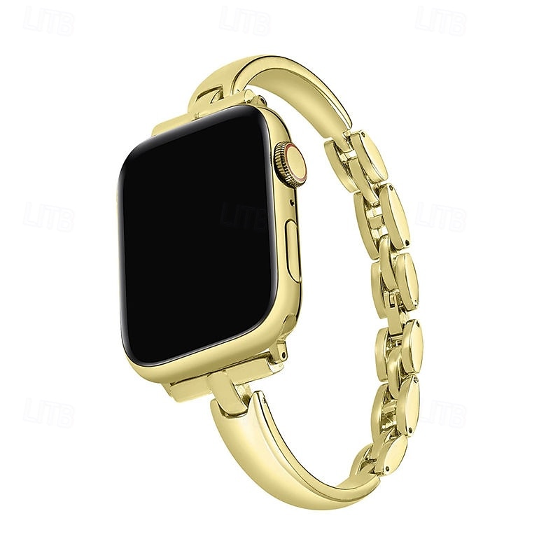 Solo Loop Kompatibilis valamivel Apple Watch óraszíj 38mm 40mm 41mm 42mm 44mm 45mm 49mm Női Fém kapocs ötvözet Csere óraszíj mert iwatch Ultra 2 Series 9 8 7 SE 6 5 4 3 2 1 2025 - $14.99 –P9
