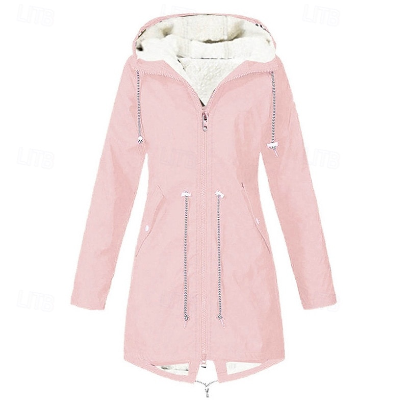 Mulheres Casaco de inverno Jaqueta de lã para caminhada Inverno Ao ar livre Prova-de-Água Quente Macio Confortável Jaquetas em Velocino Zip Completo Campismo / Escursão / Espeleologismo Viajar de 2026 por $52.99 –P7