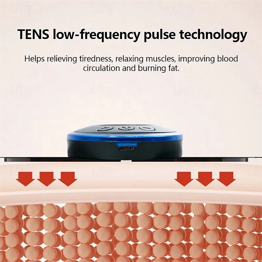 3/6 stuks smart ems nekmassager mini nek- en rugstimulatiemassager draagbare gelpad sticker dun 2025 - $24.99 –P3