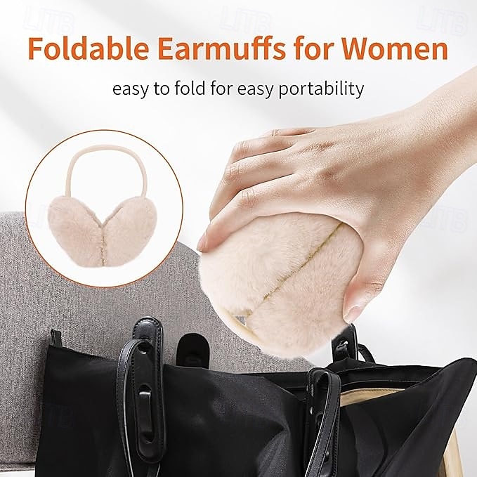 Cache-oreilles d'hiver Cache-oreilles moelleux pour femmes hommes filles cache-oreilles en peluche cache-oreilles en velours doux cache-oreilles d'hiver pour enfants cache-oreilles protection contre de 2025 ? $13.99 –P4