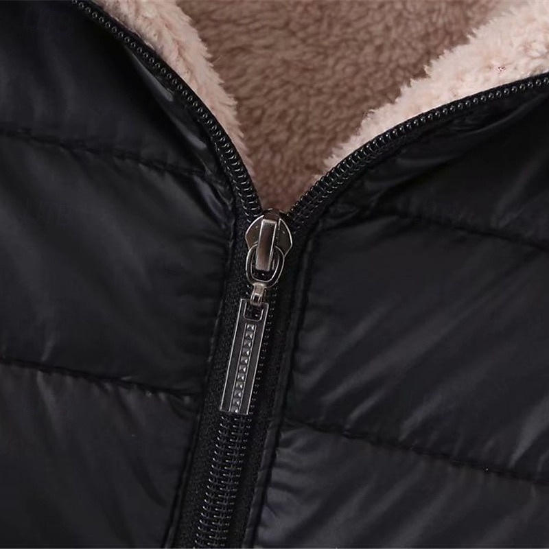 Dame Fleecejakke Fleece Vinter utendørs Varm Myk Bekvem Fleecejakker Hellengdes glidelås Camping / fotturer / grotting Reise Vintersport Svart Rød Navyblå Grønn Kakifarget 2025 - $35.99 –P20