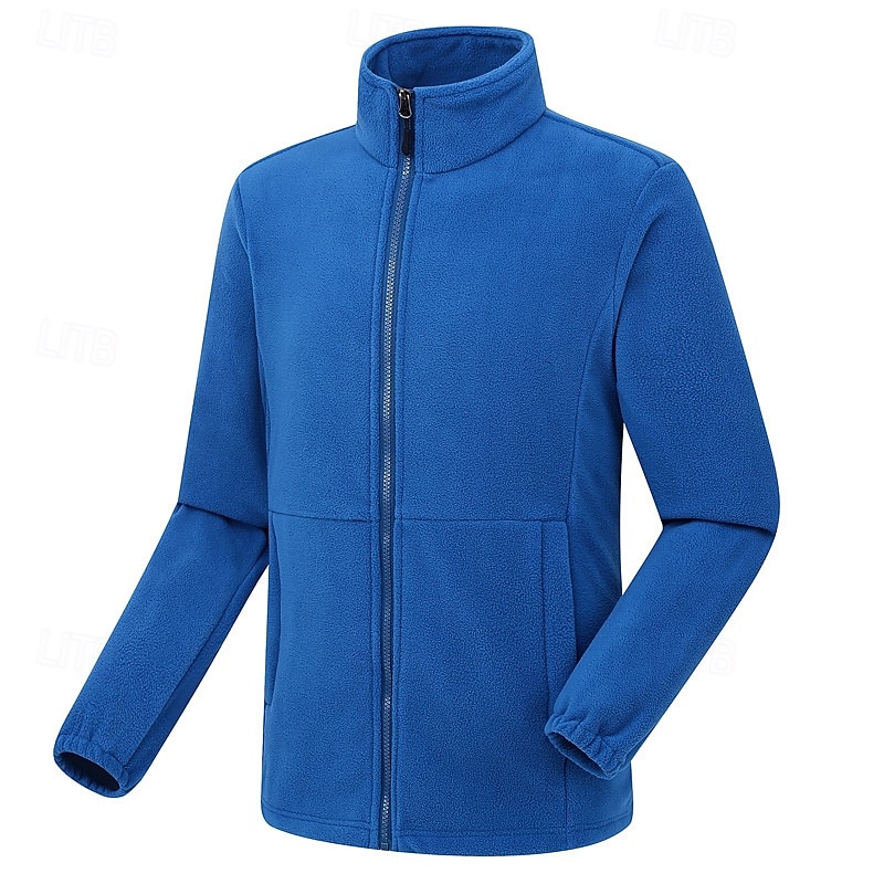 Women's Hiking Fleece Jacket Winter Outdoor Thermal Warm Fleece Lining Fleece Jackets Full Zip Climbing Camping / Hiking / Caving Traveling Light Khaki Black Yellow Pink Red 2025 - $34.99 –P19