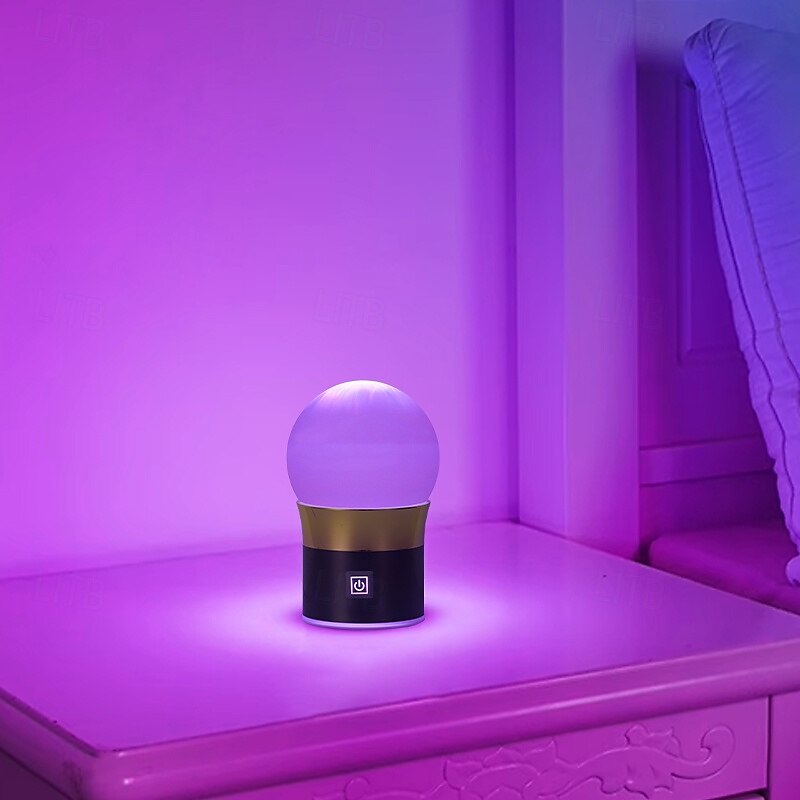 Portable LED Nightlight Touch Table Lamp Modern Design Cozy Ambiance Indoor Energy Efficient Compact Table Lamp Desk Lamp 2025 - $155.99 –P4