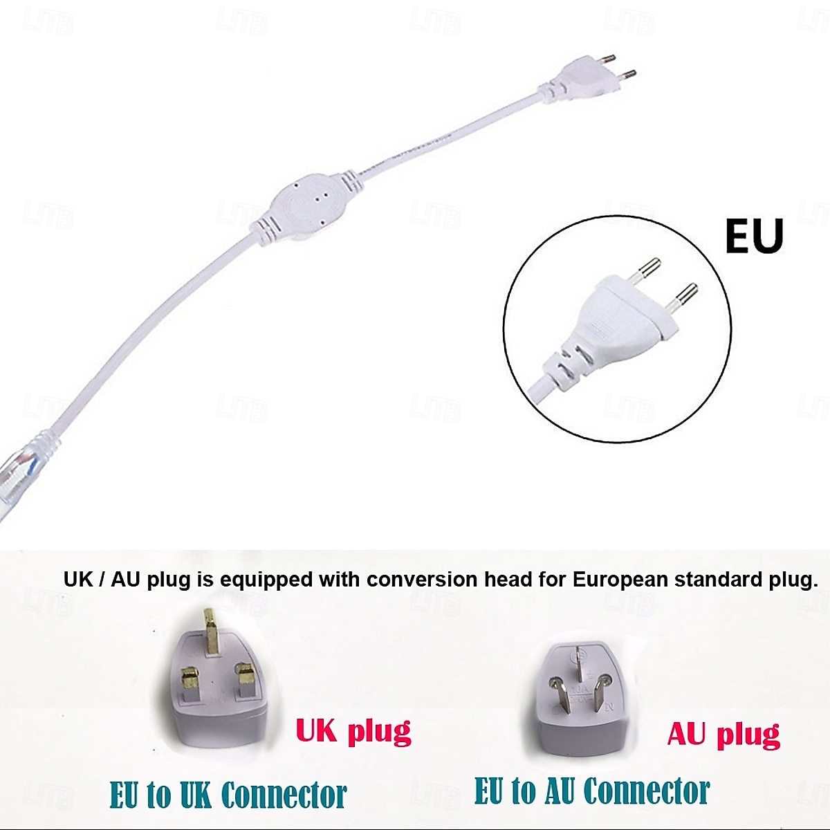 20m 65.6ft led bande lumière flexible corde lumière étanche blanc chaud smd 5730 3600leds intérieur extérieur ambiance rétroéclairage atmosphère décoration de 2025 ? $51.99 –P5