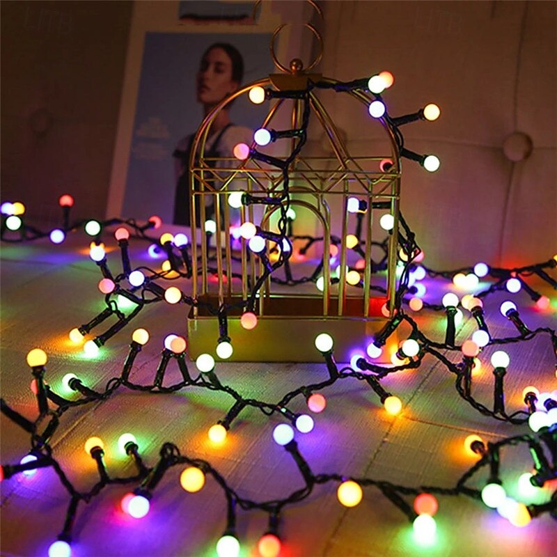 vanntette led fe string lights 5m/10m julelys dc31v eu/us/au/uk plug led string lights for outdoor  & innendørs innredning 2025 - $44.99 –P3