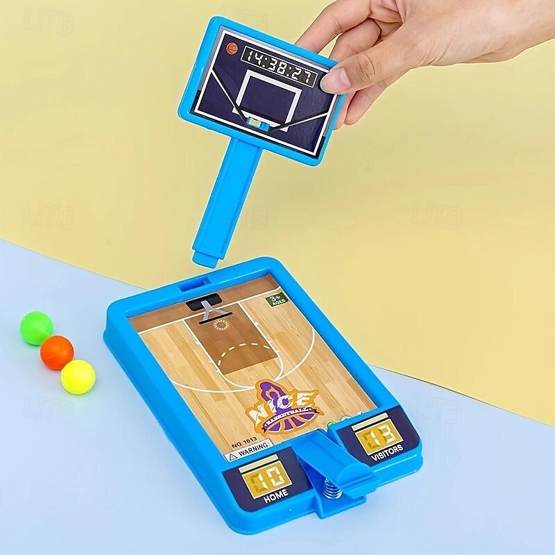 1 mini appareil de tir de table, machine de basket-ball à catapulte à doigts, jouet interactif parent-enfant, cadeau d'anniversaire pour enfants, cadeau pour enfants, jouets pour garçons, capacité de de 2025 ? $11.49 –P5