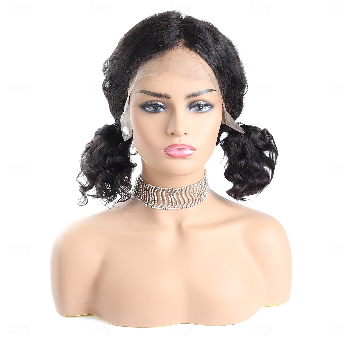 Perruque naturelle ondulée profonde en cheveux brésiliens avec dentelle frontale 13x4, partie libre, densité 150%, avec cheveux de bébé et ligne de cheveux naturelle de 2025 ? $200.99 –P5