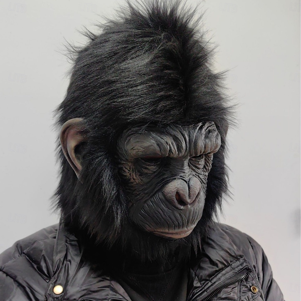 Schrecklicher Joker 2 Clown King Kong Maske Voller Kopf Realistische Maske Erwachsene Herren Damen Gruseliges Kostüm Party Halloween Karneval Einfaches Karnevalskostüm 2025 - $33.99 –P8