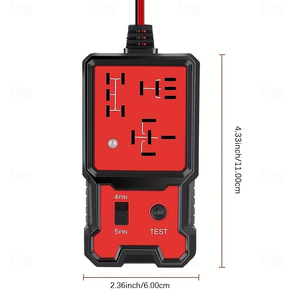 tester per relè per automobili 12v tester elettronico per relè per automobili strumento diagnostico per analizzatore del generatore di controllo della batteria dell'automobile universale del 2025 a $25.99 -P8