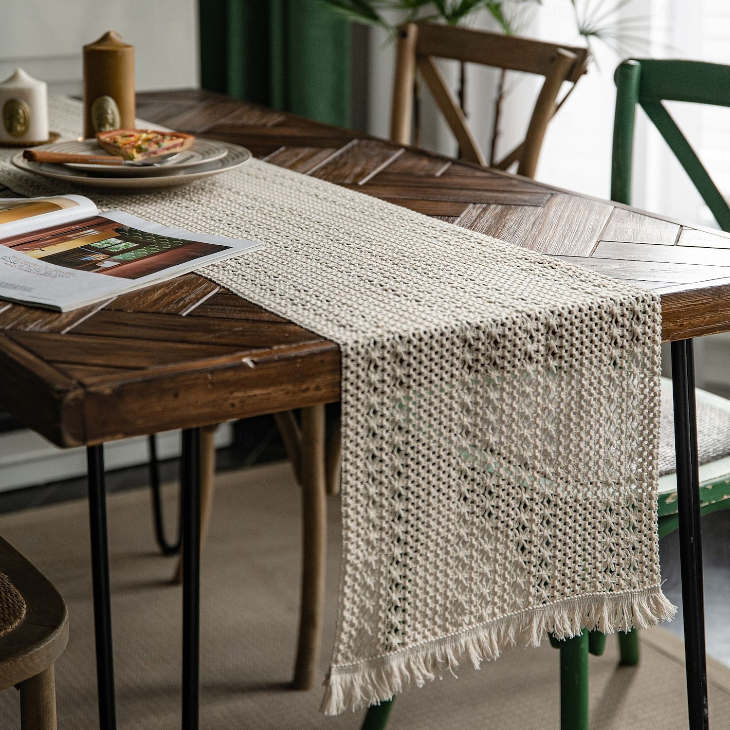 Tablerunner Decorative and Durable Table Cover Ideal for Dining and Kitchen Tables Perfect for Everyday Use or Special Occasions 2025 - $15.49 –P6