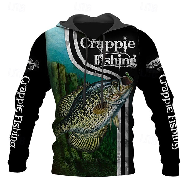 Homme Graphic Poissons Sweat à capuche Sweats à Capuche Sweat-shirt Sweat à capuche manche longue Sweat à capuche Capuche Vêtement de rue 3D effet Sport & Loisir du quotidien Noir Bleu Roi Imprimer de 2025 ? $31.99 –P10