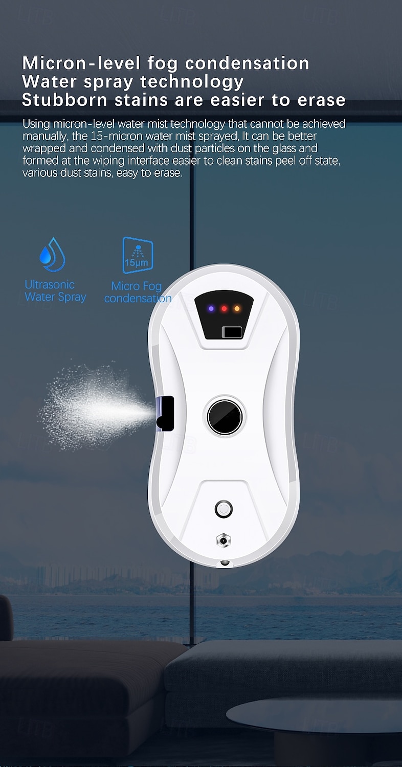 Window Cleaning Machine With Water Tank Automatic Water Spray Planning Type Fully Automatic Window Cleaning Robot 2025 - $103.99 –P13