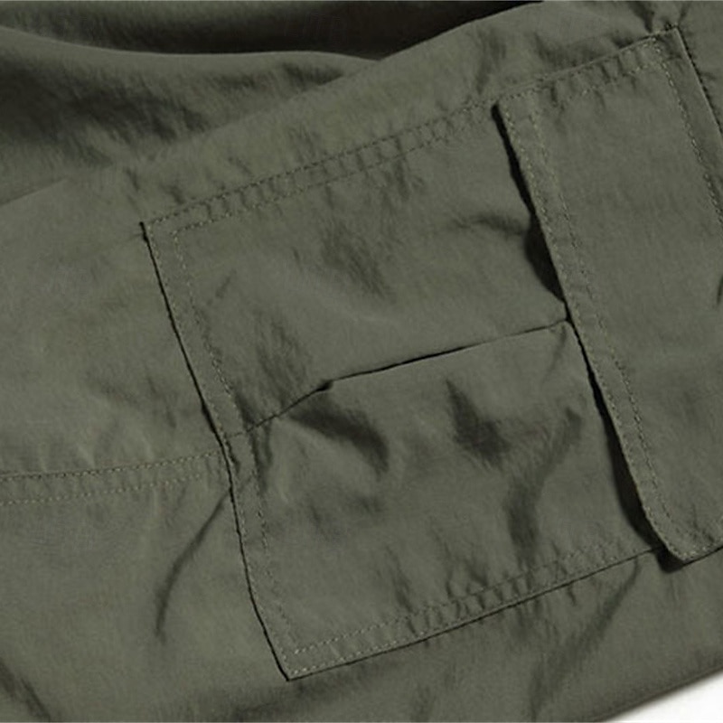 Voor heren Combatbroek Cargohosen Wendbare Hosen Militair Buiten Normale pasvorm waterdicht Ademend Sneldrogend Broeken / Regenbroek / Overbroek Elastische taille Leger Groen donkergrijs Jagen 2025 - $29.99 –P5
