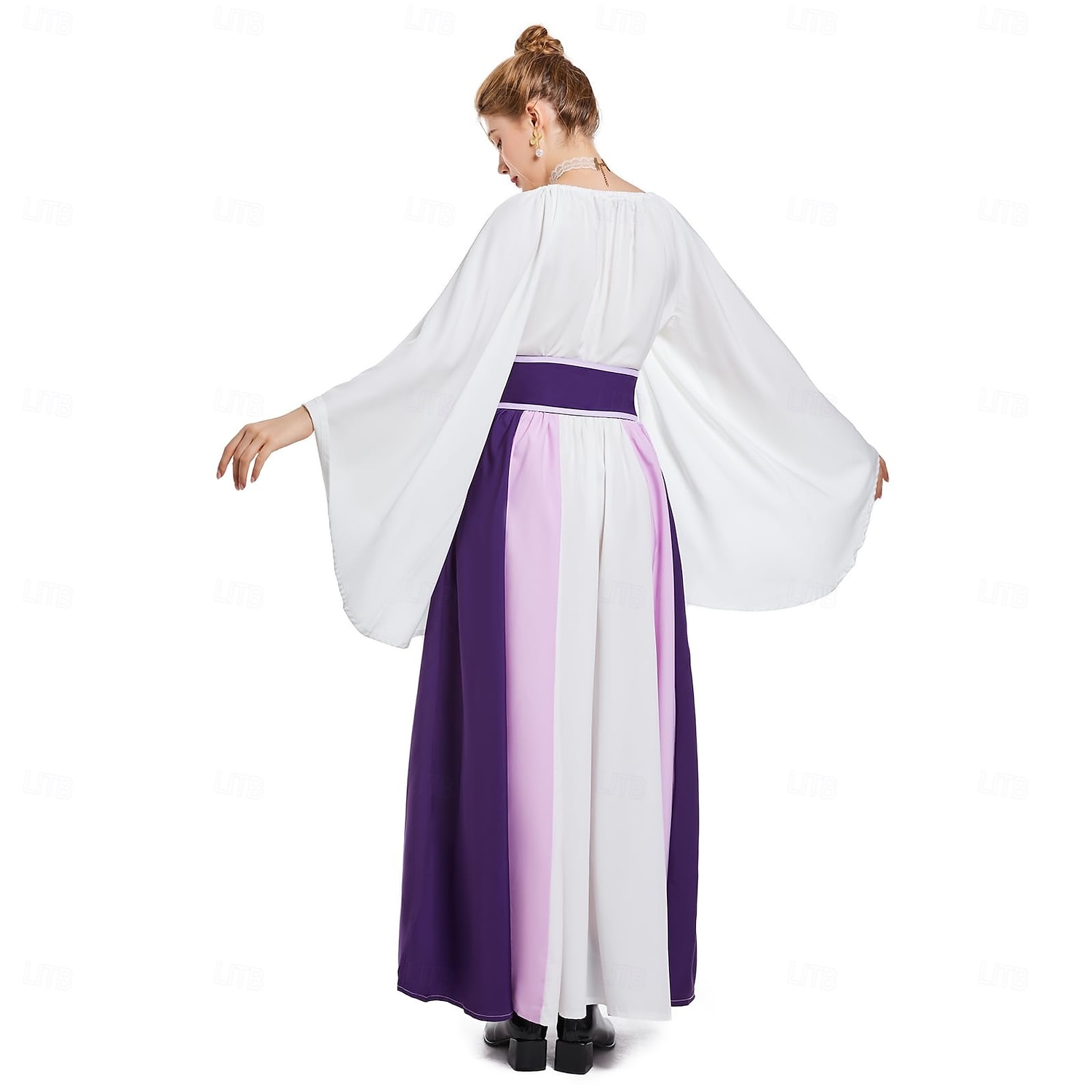 Retro Středověké Renesanční Šaty Šaty inspirované Regency Ren Faire Elf Viking Elfí Dámské Keltské Pirát Fantazie předvečer Všech svatých Karneval Plesová maškaráda Párty LARP Ren Faire Dospělé Šaty 2025 - $46.99 –P15